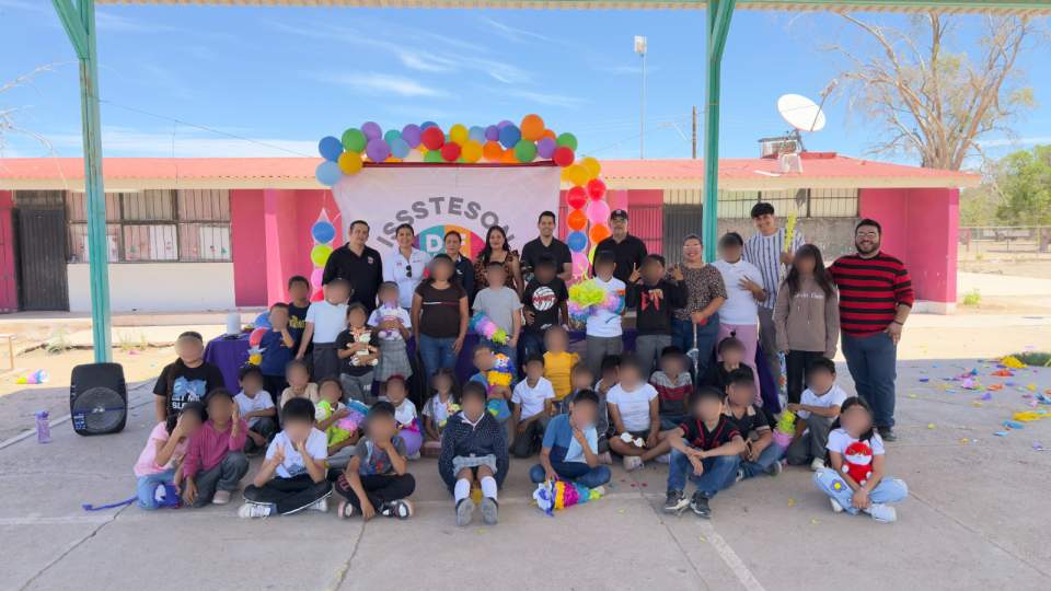 Gobierno de Sonora lleva festejos del Día del Niño a comunidades y ejidos